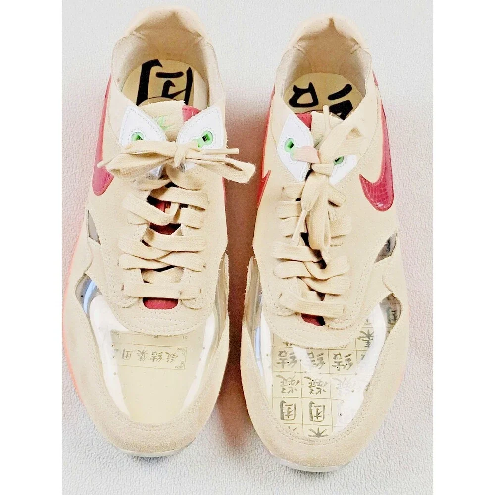 Nike Air Max 1 LX Women’s Sneakers Sail Pink Orange Multicolor Size 10